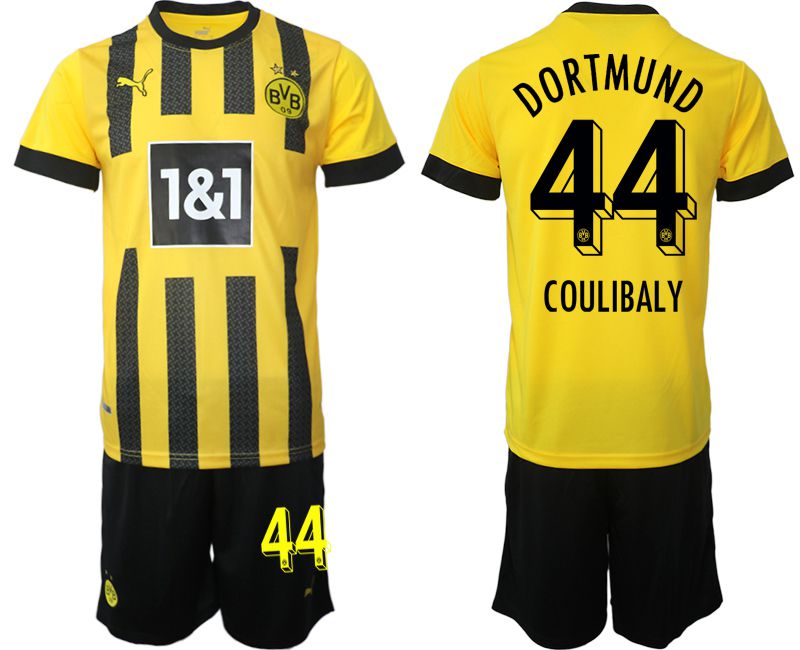 Men 2022-2023 Club Borussia Dortmund home yellow 44 Soccer Jersey